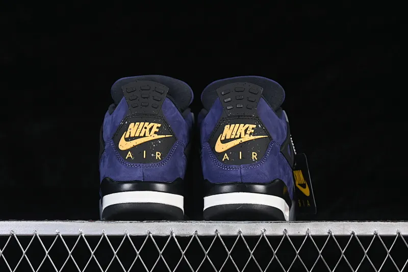 All categories Air Jordan Jordan series basketball shoes Air Jordan 4 TG version Air Jordan 4 Retro "Lakers" AJ4 Joe 4 Lakers Purple Gold FV5029-500
